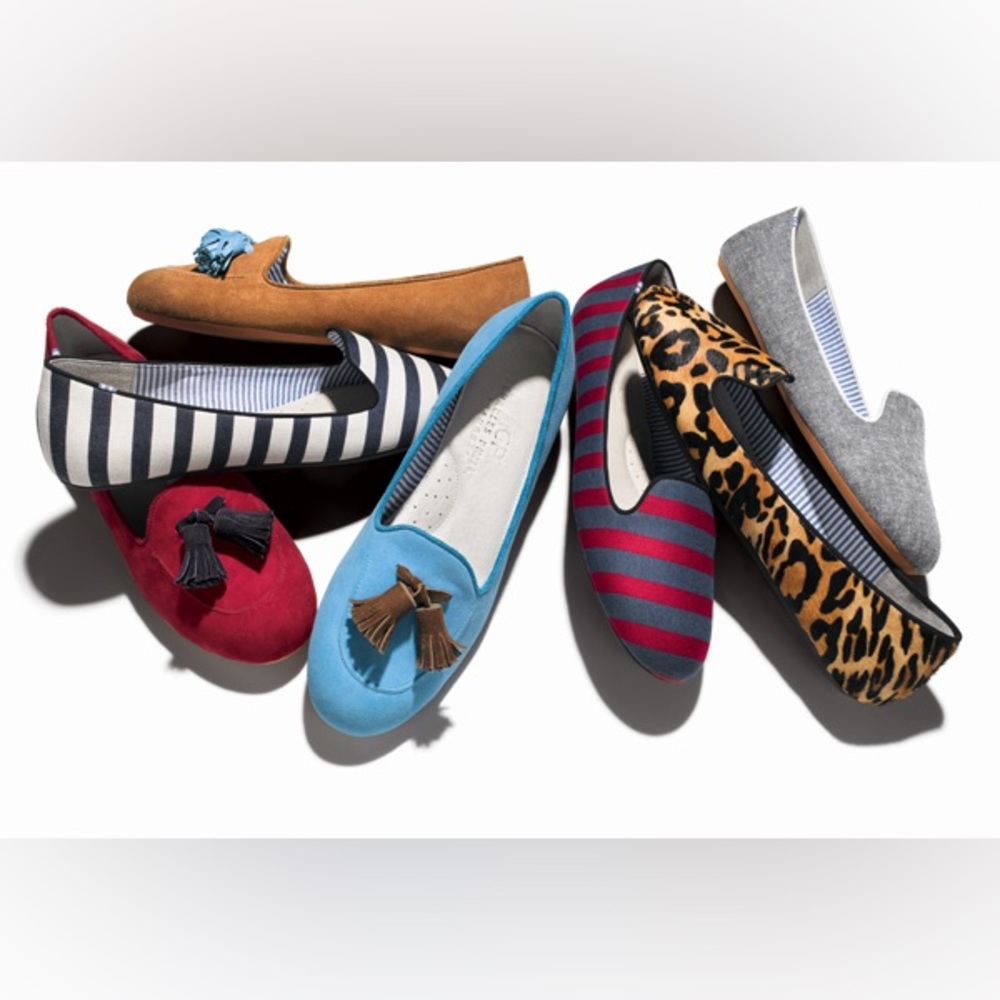 Charles Phillip Satin Leopard-Print Loafers 🐆